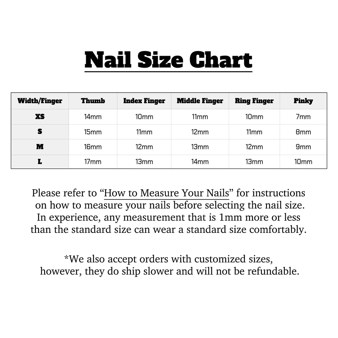 Starry Night-Handmade Press On Nails